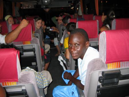 dans le bus à Paris